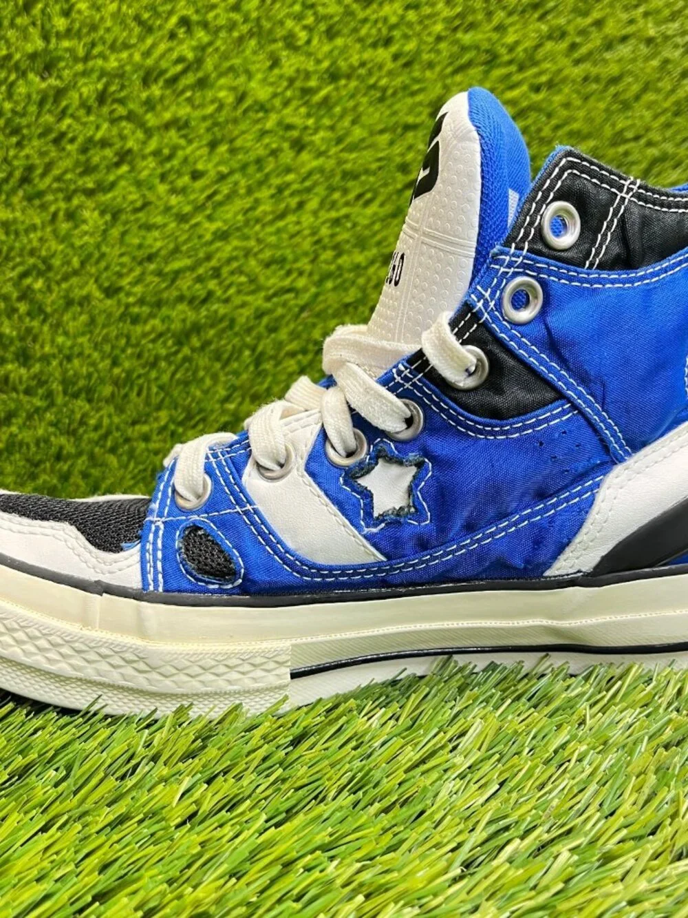 Converse Chuck 70 E260 High Womens Size 7.5‎ Blue Athletic Skate Shoes Sneakers